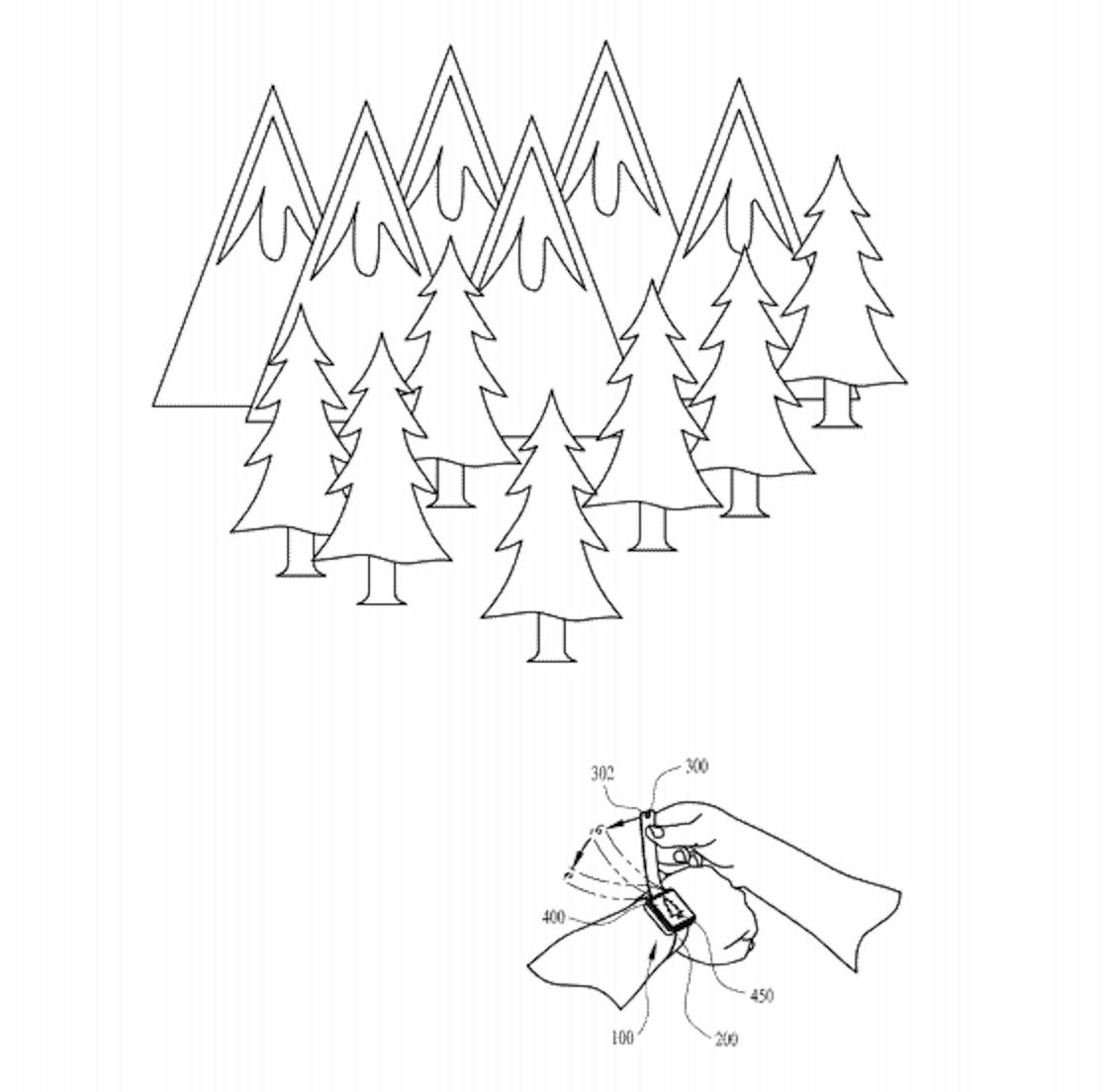 apple watch camera band patent