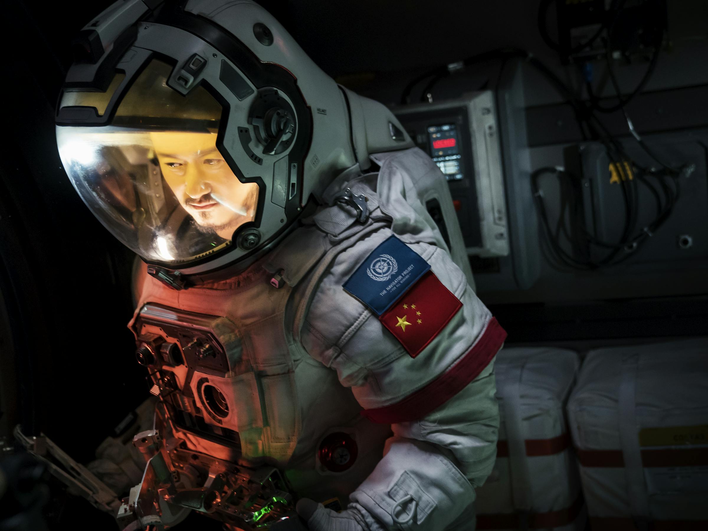 Actor Liu Peiqiang in 'The Wandering Earth'