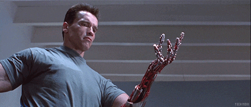 Arnold Schwarzenegger in Terminator 2: a vision of the future?