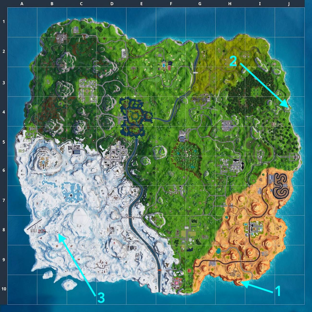 fortnite crown of rvs metal turtle and here s every location for the season 7 - crown rv locations fortnite season 7