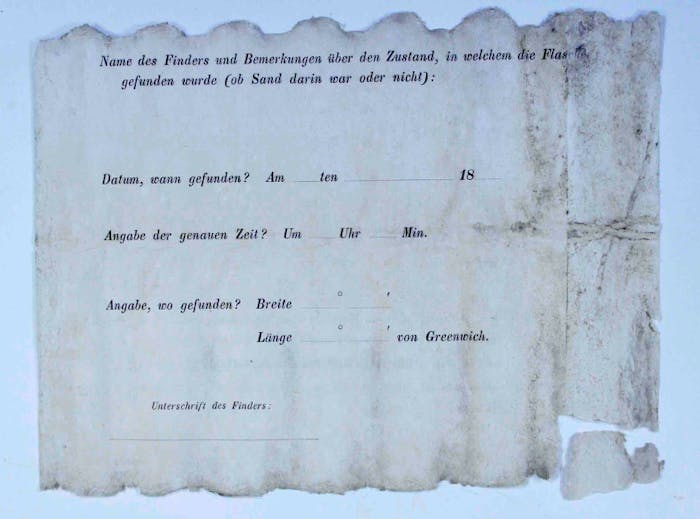 The reverse of the note.