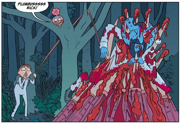 'Rick and Morty' Do 'Fortnite' in a Gruesome New Comic ...