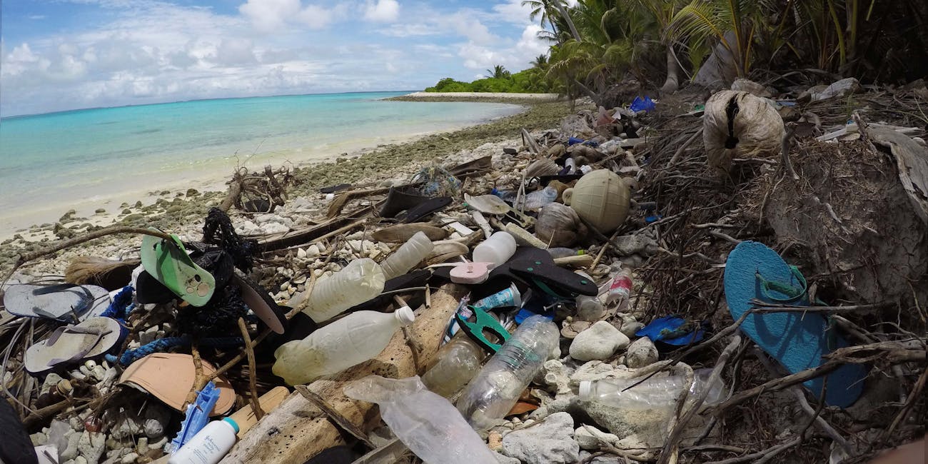 cocos island microplastics