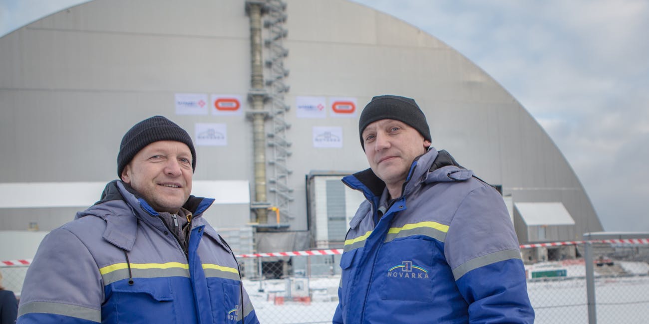Chernobyl New Containment Shelter Workers